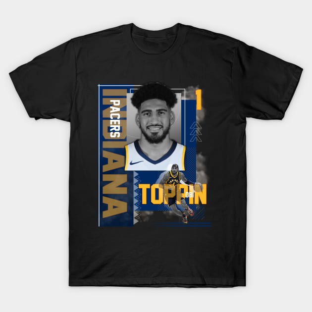 Indiana Pacers Obi Toppin 1 T-Shirt by today.i.am.sad